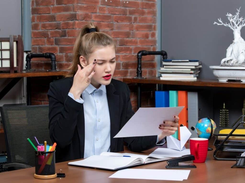 Office cabling installed paperwork