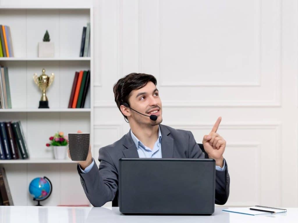 Network technician working,24/7 Network Support