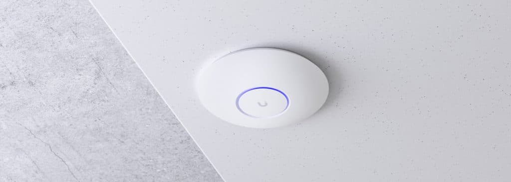 Unifi AP mounted view,Ubiquiti Networks Wireless Access Point