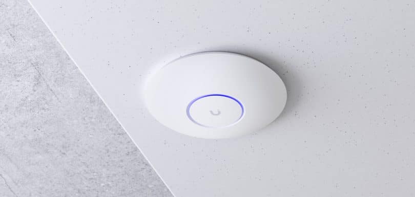 Unifi AP mounted view,Ubiquiti Networks Wireless Access Point