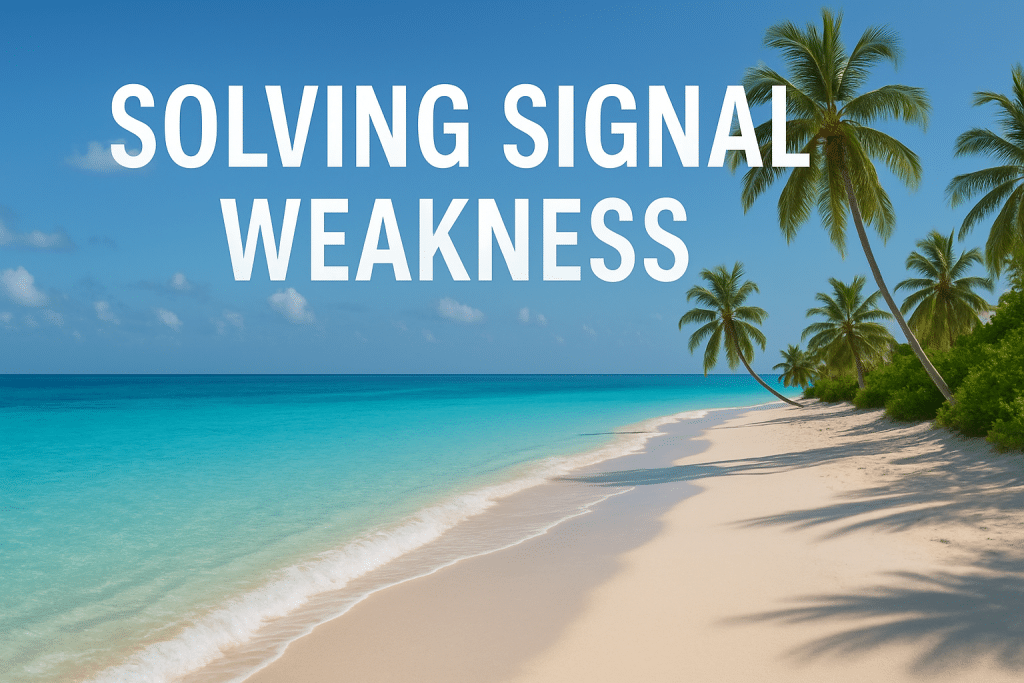 solving-signal-weakness Solving weak signal issues