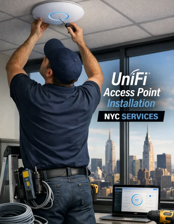 unifi access point installation nyc